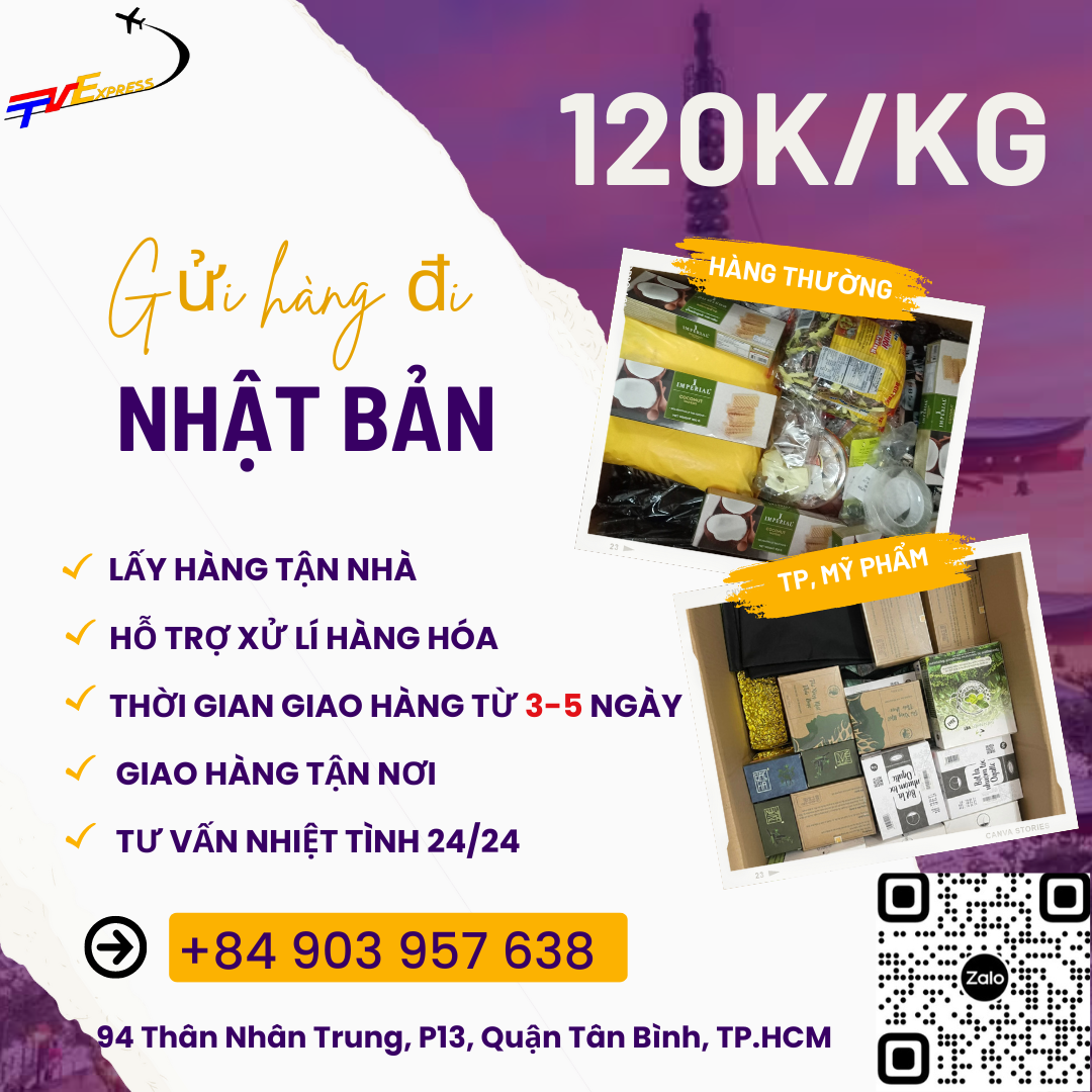 Gửi hàng đi Nhật Bản
